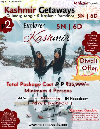 Best Selling Packages 5 Night 6 Days For Kashmir